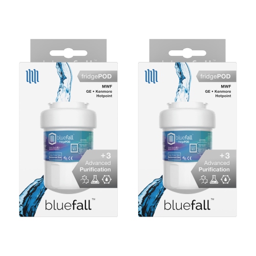 2 filtres à eau pour réfrigérateur MWF de GE compatibles avec BlueFall