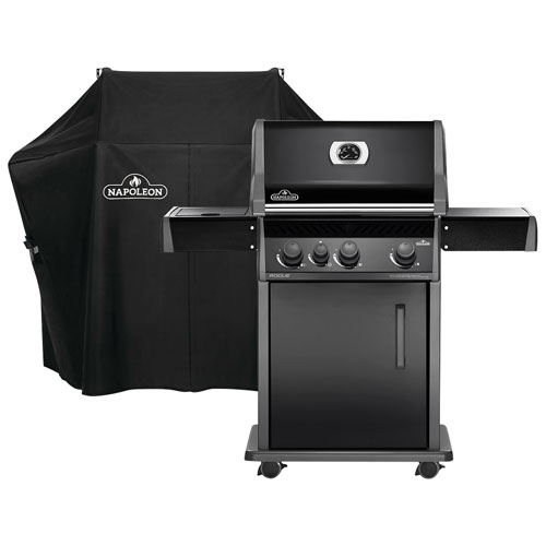 Napoleon Rogue 425 42000 BTU Propane BBQ with Grill Cover - Black - Only at Best Buy