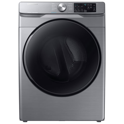 Samsung 7.5 Cu. Ft. Electric Steam Dryer - Platinum - Open Box - Perfect Condition