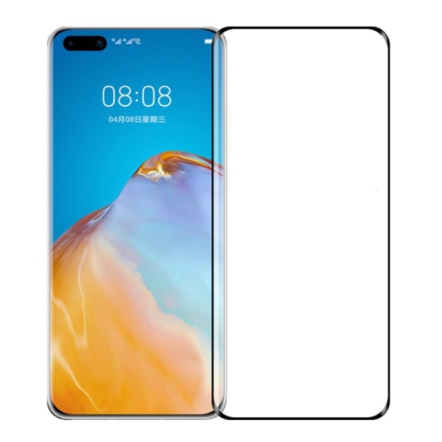 CC  [] 1 Piece Full Size Side Glue for Huawei P40 Pro Tempered Glass, 9H Hardness, Case Friendly