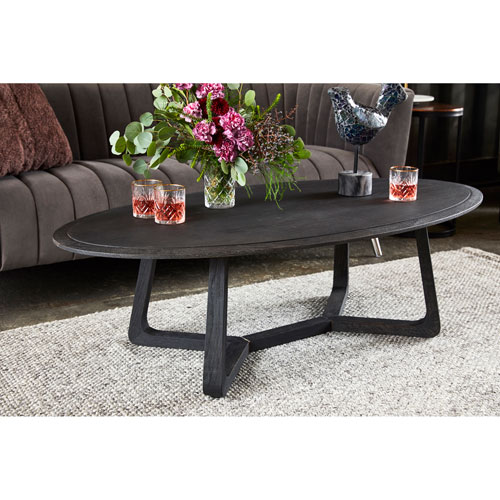 Contemporary Oval Coffee Table - Bed Bath & Beyond - 39888092
