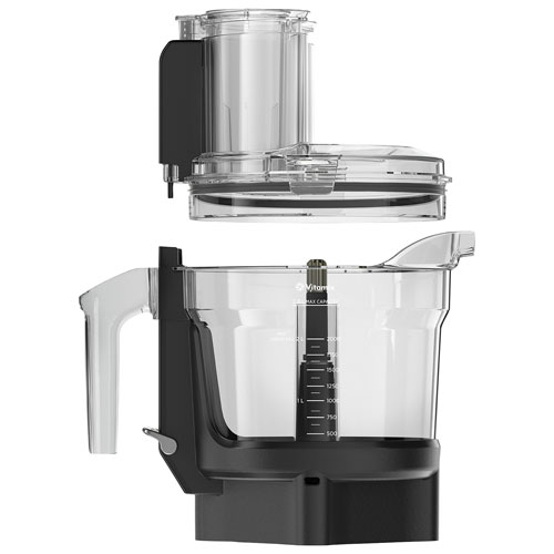 Vitamix Ascent Food Processor Attachment - 12-Cup - Black/Clear