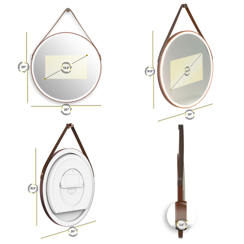 Hilo Miroir Intelligent avec Lumières LED