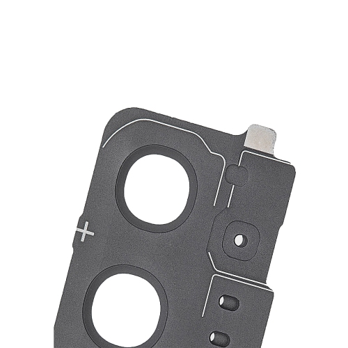 Replacement Rear Camera Glass Lens With Cover Bezel Ring For Samsung Galaxy S20 5G - Cosmic Grey