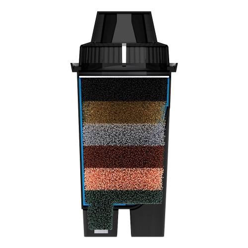 2 Filtre à eau alcaline Drinkpod Cartouche à 8 étapes en résine ion Exchange, tourmaline, billes minérales et carbone, élimine les radicaux libres et