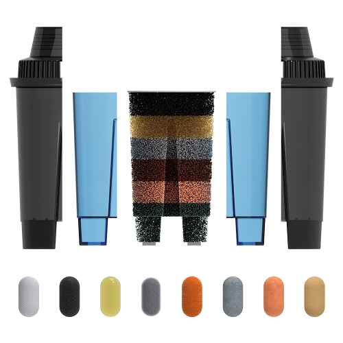 2 Filtre à eau alcaline Drinkpod Cartouche à 8 étapes en résine ion Exchange, tourmaline, billes minérales et carbone, élimine les radicaux libres et