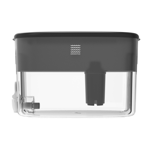 2 Drinkpod – Filtre à eau alcaline Ionisateur, purificateur d’eau de comptoir, grand pichet d’eau alcaline, eau ionisée à pH élevé, capacité de 2.4