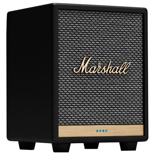 Haut-parleur vocal sans fil Bluetooth Uxbridge de Marshall avec Alexa d'Amazon - Noir