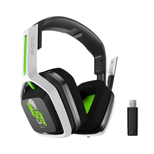 ASTRO Gaming A20 Gen 2 Wireless Gaming Headset with Microphone for Xbox Series X / Xbox One - White/Green