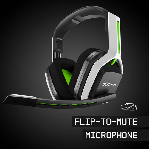 ASTRO Gaming A20 Gen 2 Wireless Gaming Headset with Microphone for Xbox Series X / Xbox One - White/Green