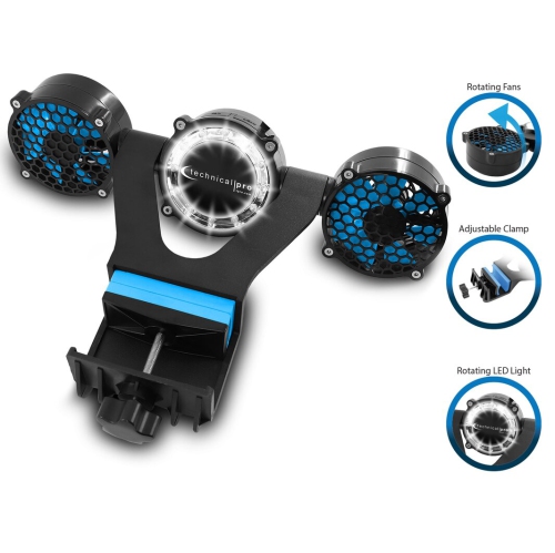 Technical Pro OFBBQ 12-LED BBQ Grill Light With Dual Fans