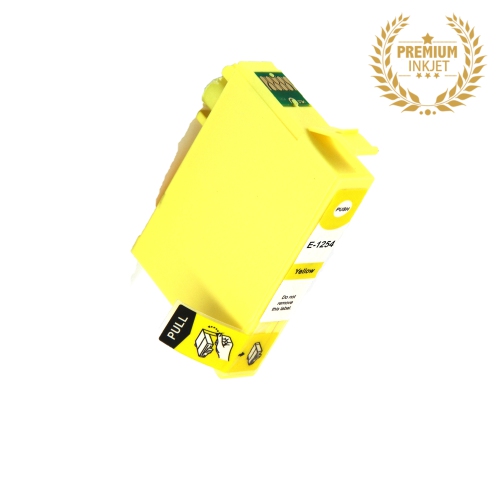 Image 1 de 8.. Ultra Ink™ EPSON T125Y Yellow Compatible Inkjet- Epson Printer WorkForce 320/323/325/520/NX125/127/130/230/420/530/625