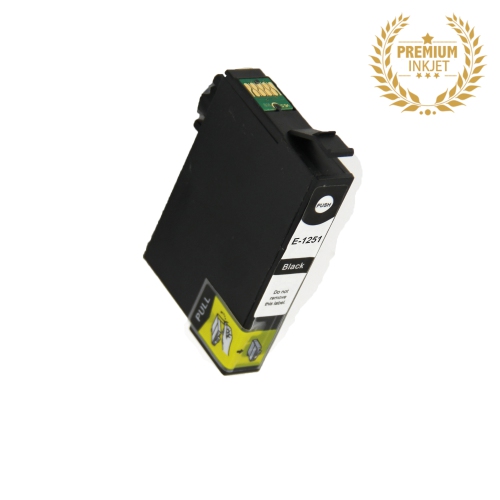 Image 1 de 8.. Ultra Ink™ EPSON T125 BK Black Compatible Inkjet- Epson Printer WorkForce 320/323/325/520/NX125/127/130/230/420/530/625
