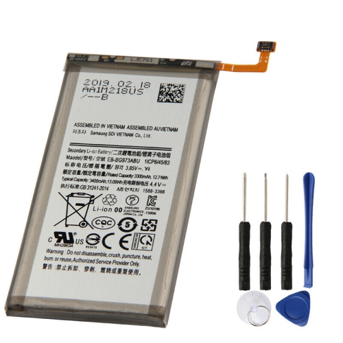 Replacement Battery & Repair Tools Compatible for Samsung Galaxy S10, EB-BG973ABU EB-BG973ABE EB-BG973ABA