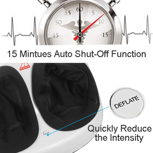 Shiatsu Foot Massager with Heat and Deep Kneading Compression Rolling Massage Machine for Circulation Plantar Fasciitis and Pain Relief with Auto