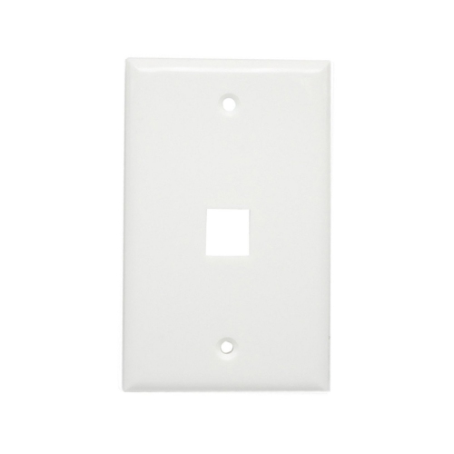 axGear 10 Packs Wall Plate 1 Port White Unbreakable Toggle Outlet Cover