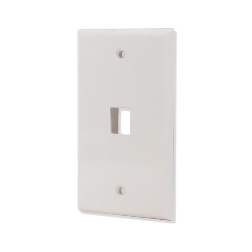 axGear 10 Packs Wall Plate 1 Port White Unbreakable Toggle Outlet Cover