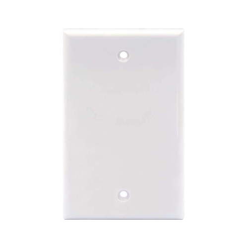 axGear 10 Packs Wall Plate White Single Blank No Device Outlet Cover