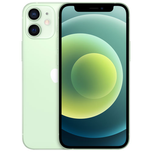 Fido Apple iPhone 12 mini 64GB - Green - Monthly Financing