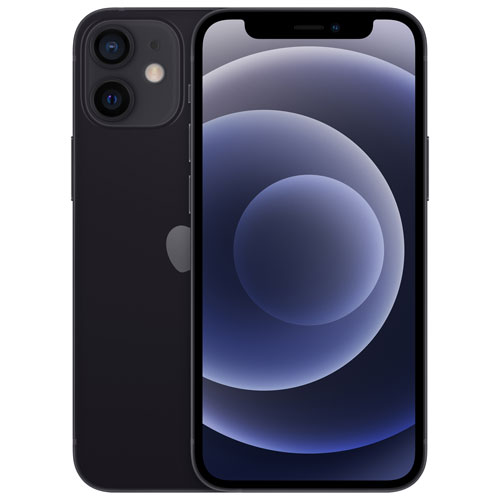 Rogers Apple iPhone 12 mini 64GB - Black - Monthly Financing