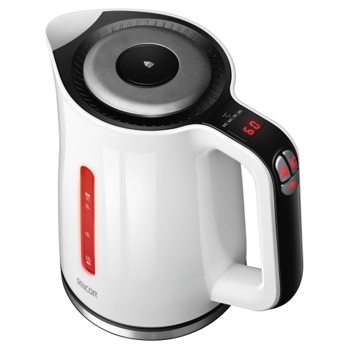 Sencor SWK1791WH Electric Kettle with Display and Power Cord Base - White