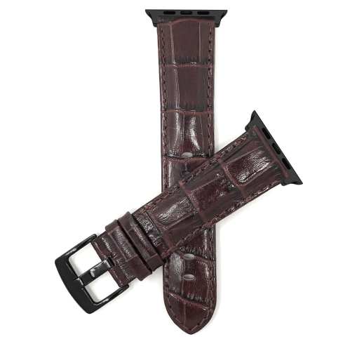BANDINI  Extra Long (Xl) Leather Watch Strap for Apple Watch Band 46MM / 49MM / 45MM / 44MM / 42MM (Series 3), Series 11 10 9 8 7 6 5 Se, Ultra 3 2 1