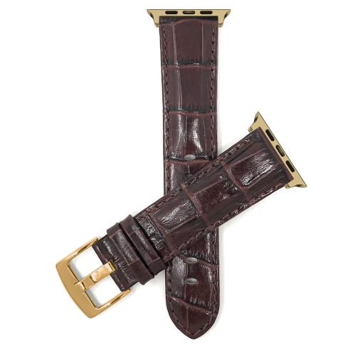 Bandini Extra Long Leather Watch Strap for Apple Watch Band 46mm / 49mm / 45mm / 44mm / 42mm (Series 3), Series 11 10 9 8 7 6 5 SE, Ultra 3 2 1,