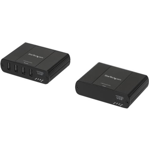 StarTech 4 Port USB 2.0 Extender over Ethernet/IP Network Hub - up to 330ft - USB over Gigabit LAN or Direct