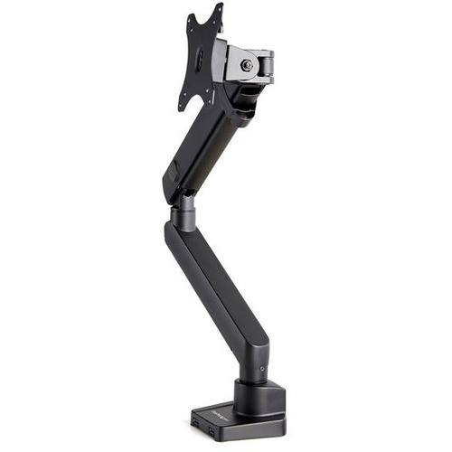 StarTech Desk Mount Monitor Arm with 2x USB 3.0 ports - Slim Full Motion Single Monitor VESA Mount up to 34" Display -