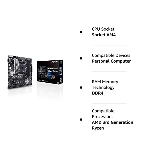 Asus Prime B550M-A/CSM Desktop Motherboard PRIME B550M-A/CSM