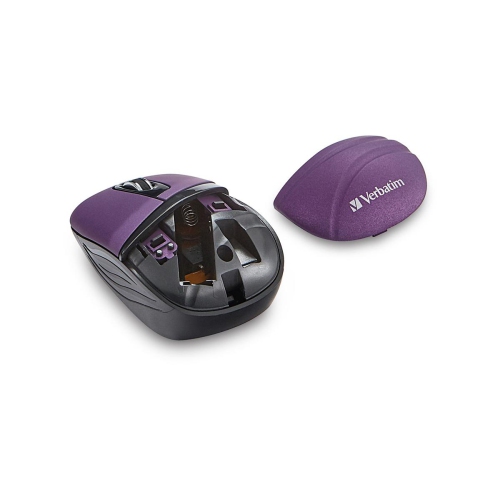 Verbatim Commuter Wireless Optical Mouse - Purple