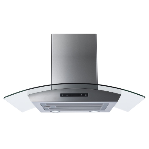 ROXON 700 CFM 30 Inches Range Hood Stainless Steel Wall Mounted Kitchen Exhaust Fan Style RXN-W16BS-30