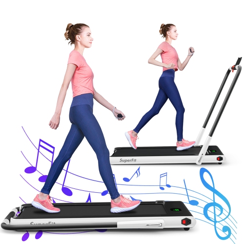 Gymax 2.25HP Under Desk Electric Pad Treadmill Running Machine w/ APP