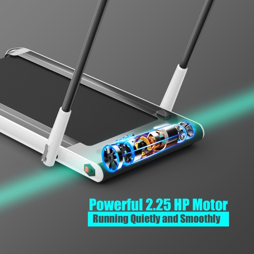 Gymax 2.25HP Under Desk Electric Pad Treadmill Running Machine w/ APP