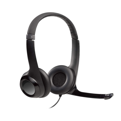 Logitech H390 Wired ClearChat Comfort USB Headset, Black - 013