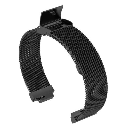 StrapsCo Shark Mesh Watch Band Strap for Fitbit Inspire & Inspire HR & Inspire HR - Short-Medium - Black