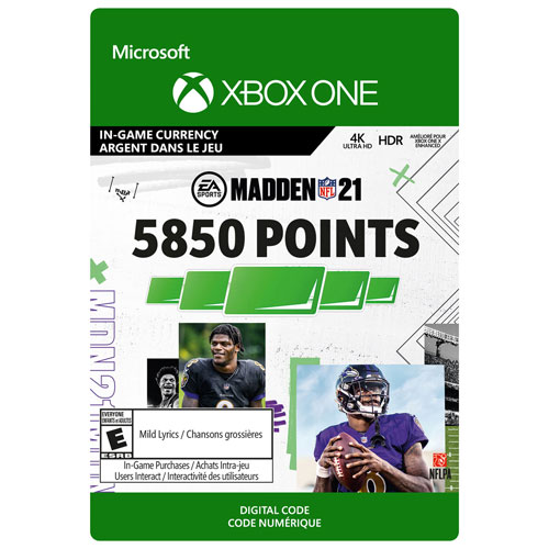 Madden NFL 21 - 5850 Madden Points - Digital Download