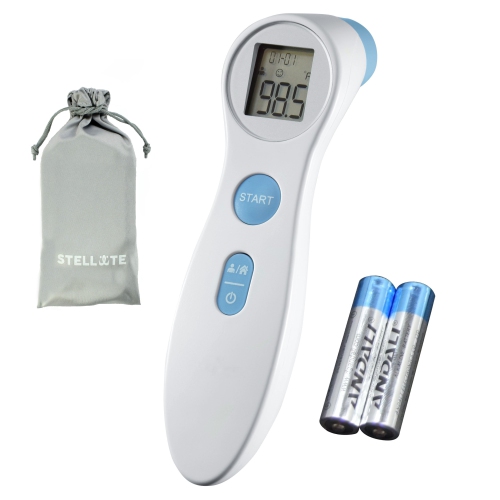 Thermomètre frontal numérique sans contact de STELLATE, thermomètre frontal sans contact pour adultes, enfants, bébés