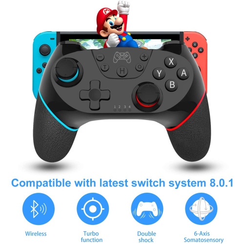 Wireless Switch Controller for Nintendo Switch, KUTIME Wireless Switch Pro Controller Switch Remote Gamepad Joystick