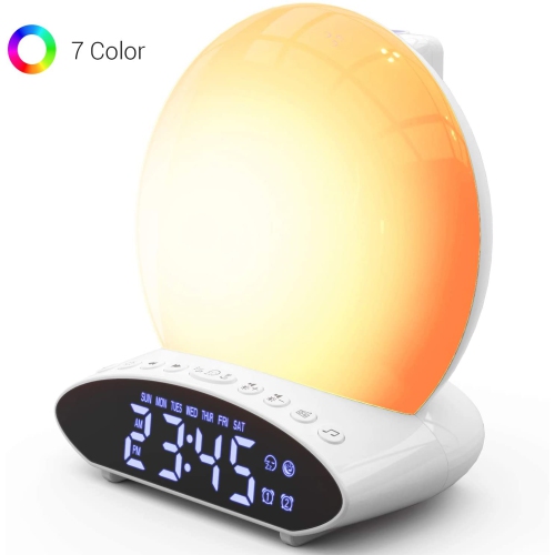 Wake Up Light Alarm Clock Plus Projection Moskee 7 Colors And Natural Sounds With Digital Dual Alarms Fm Best Canada - Colored Light Alarm Clock Wake Up Light Alarm Clock Plus Projection Moskee 7 Colors And Natural Sounds With Digital Dual Alarms Fm Best Canada - Colored Light Alarm Clock