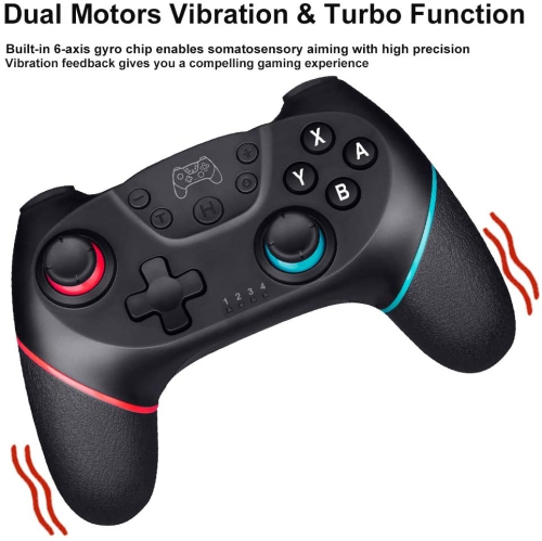 Wireless Switch Pro Controller for Nintendo Remote Bluetooth Gamepad Joystick for Nintendo Switch Console & PC Supports