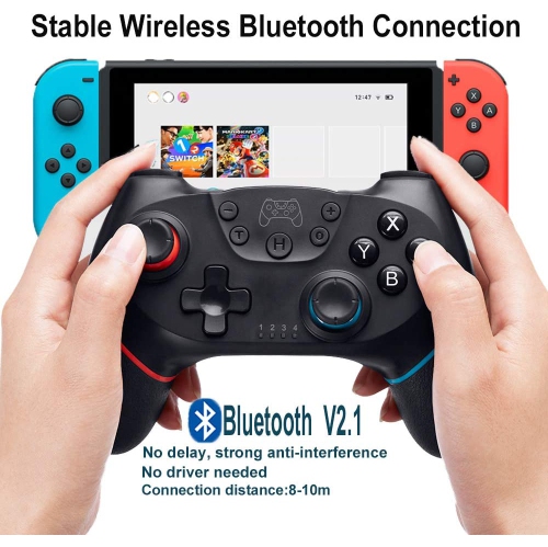 Wireless Switch Pro Controller for Nintendo Remote Bluetooth Gamepad Joystick for Nintendo Switch Console & PC Supports