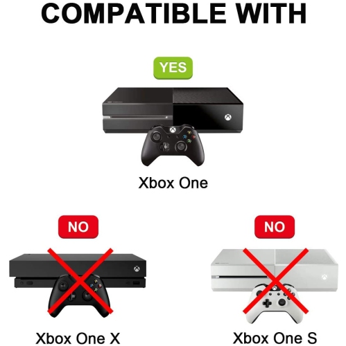 Xbox One Power Brick,Ponkor Xbox 1 AC Adapter Power Cord Replacement Charger for Microsoft Xbox one 100-240V, Black