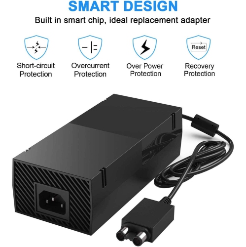 Bloc d’alimentation de remplacement pour Xbox One, Ukrainien [version mise à jour] Bloc d’alimentation c.a. de remplacement pour Xbox One pour