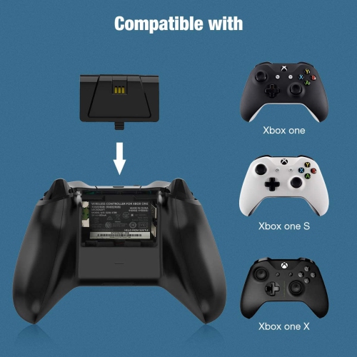 Controller Charger for Xbox One, Dual Charging Station for Xbox One/One S/One X, Come with Two 1200 MAH Quality