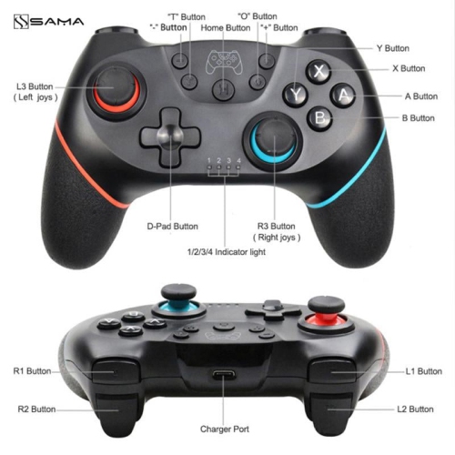 CuleedTec Wireless Switch Controller, Switch Pro Controller Gampad Joypad for Nintendo Switch/Switch Lite, with Gyro