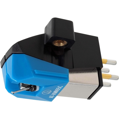 Audio-Technica AT-VM95C Dual Moving Magnet Turntable Cartridge, Blue