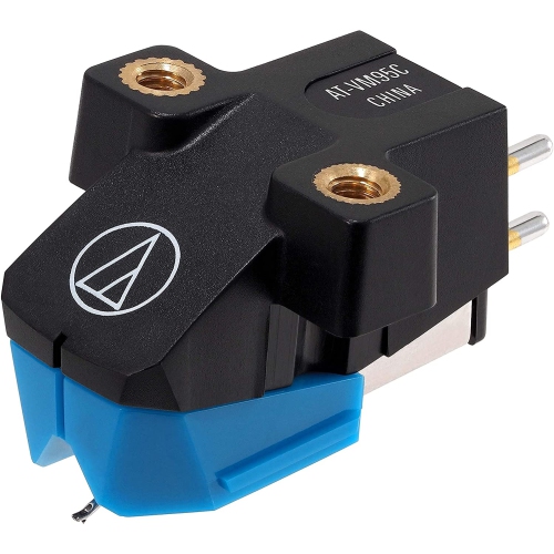 Audio-Technica AT-VM95C Dual Moving Magnet Turntable Cartridge, Blue
