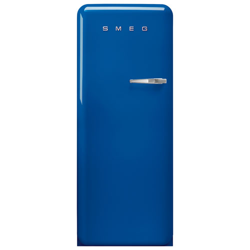 Smeg 50's 24" 9.2 Cu. Ft. All-Fridge Refrigerator - Blue