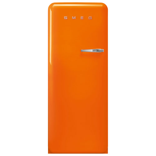 Smeg 50's 24" 9.2 Cu. Ft. All-Fridge Refrigerator - Orange